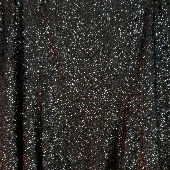 Lane Bryant Silver Sequin Elastic Waist Holiday Mini Skirt Plus Size 24 New - Picture 6 of 7